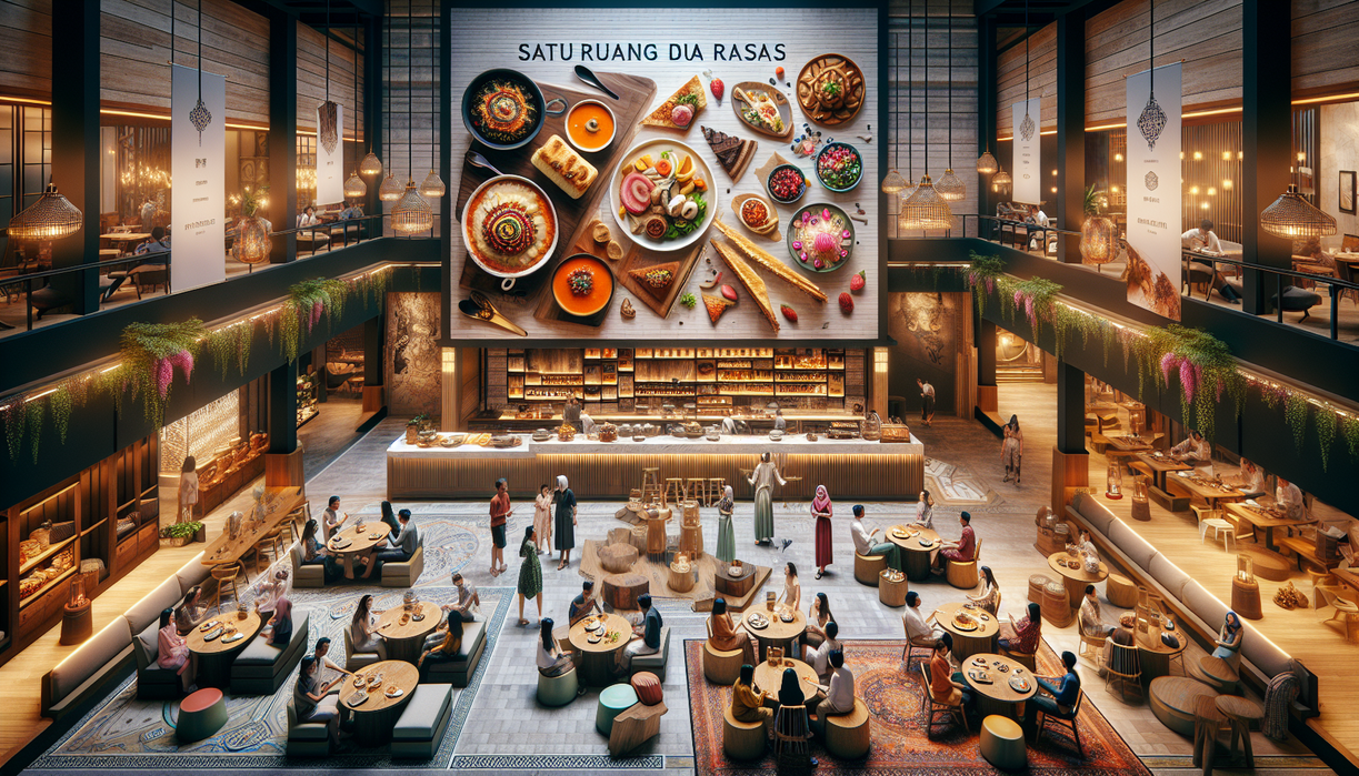 alt_text: Toko baru menyajikan comfort food dan dessert lezat di satu tempat, suasana hangat dan menggugah selera.