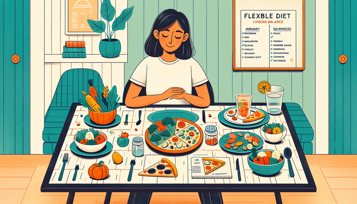 alt_text: Meja makan penuh camilan lezat untuk cheat day diet fleksibel, siap dinikmati tanpa rasa bersalah.