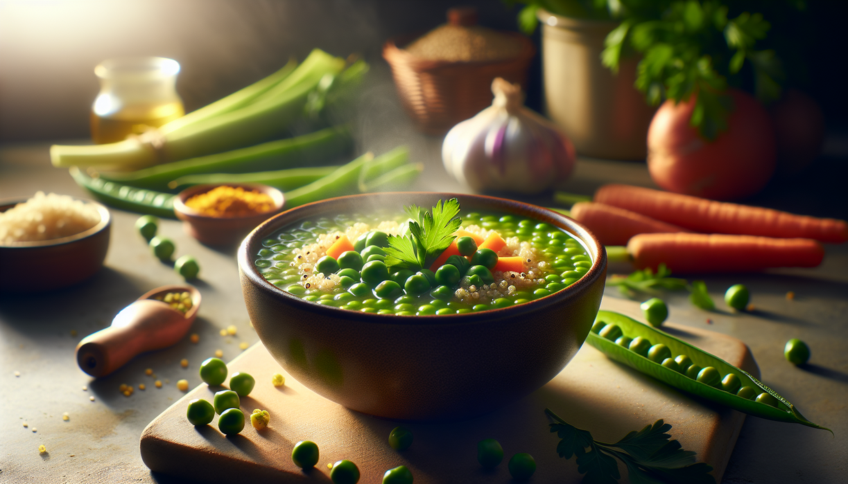 alt_text: Sup quinoa hangat dan ringan untuk sahur, jaga energi tetap stabil saat puasa.