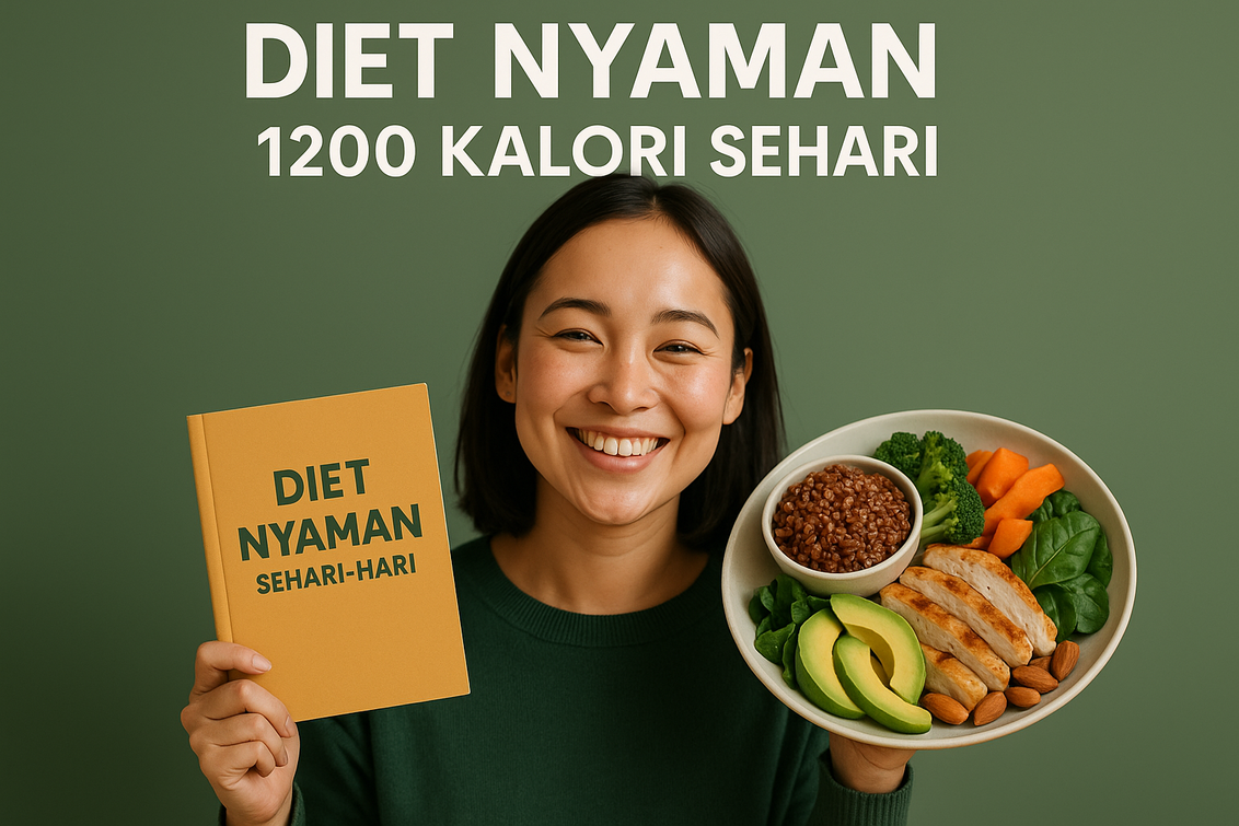 alt_text: Meal plan 1200 kalori dengan berbagai pilihan makanan sehat untuk sehari.