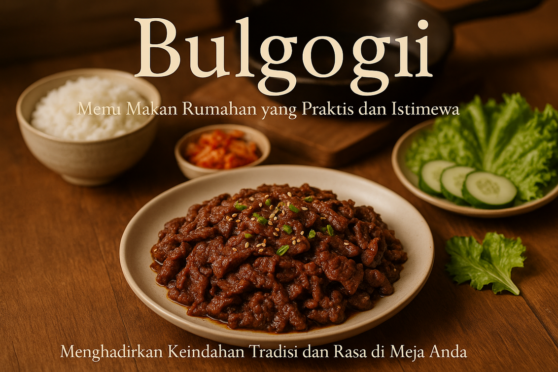 alt_text: Daging bulgogi rumahan, lezat dengan rasa manis gurih, mudah dibuat tanpa ribet.