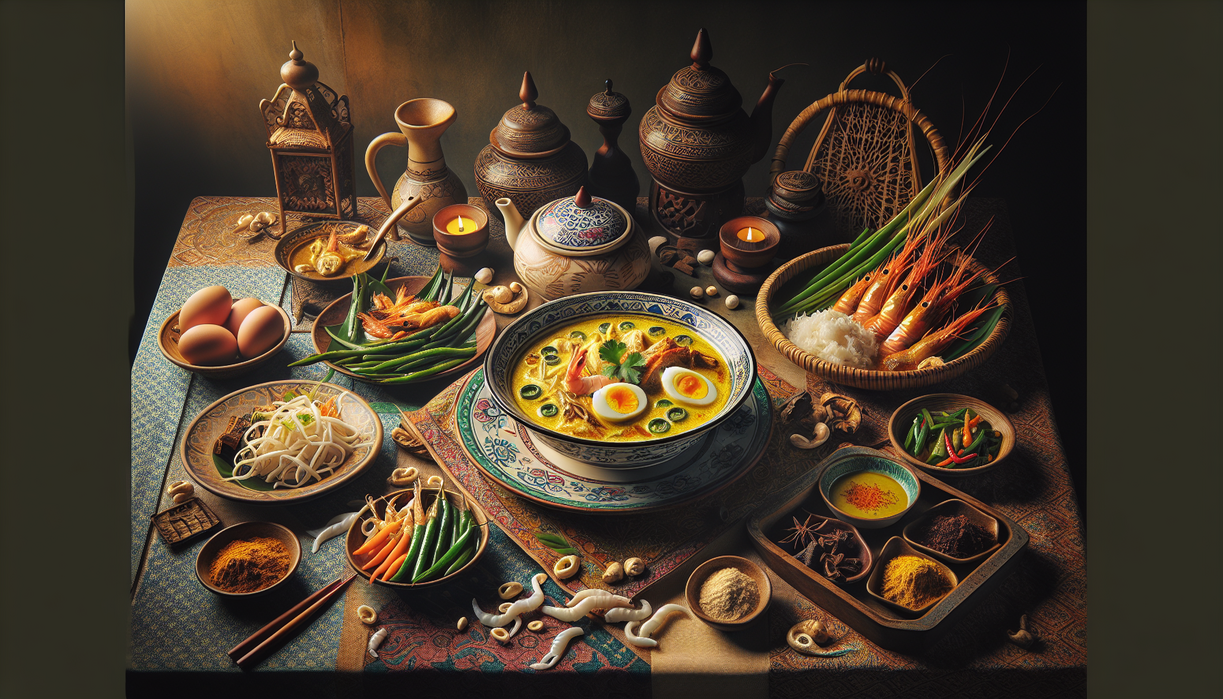 alt_text: Menu makanan Peranakan halal dengan sentuhan tradisi dan kelezatan rasa.