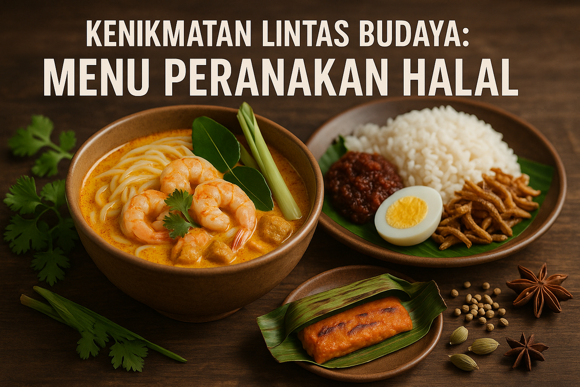 alt_text: Menu Peranakan menghadirkan harmoni kuliner dengan cita rasa dan tradisi otentik.