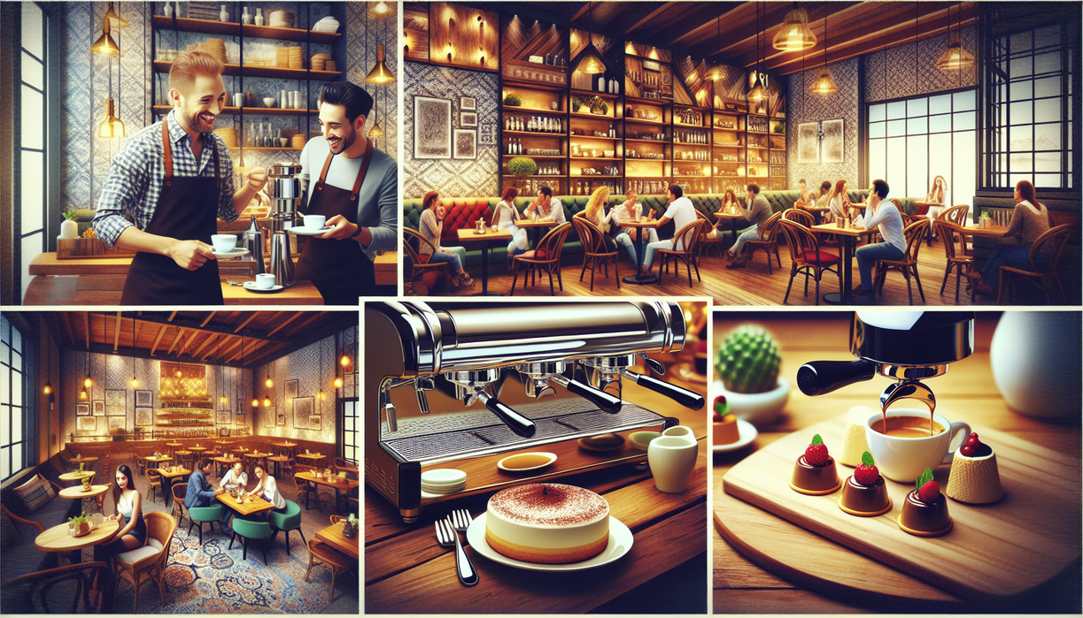 alt_text: Kafe Italia estetik di Indonesia dengan nuansa klasik, menyajikan menu otentik khas Italia.